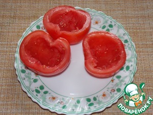 Помидоры с сырно-грибной начинкой Помидоры с сырно-грибной начинкой