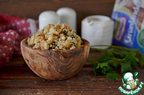 Рис из цветной капусты с сыром