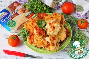 Рубленные котлеты из индейки с сыром