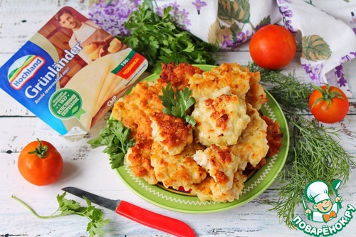 Рубленные котлеты из индейки с сыром