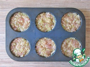 Рубленые котлеты с кабачком и сыром