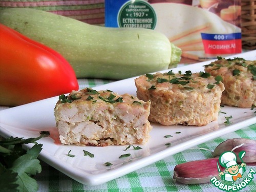 Рубленые котлеты с кабачком и сыром