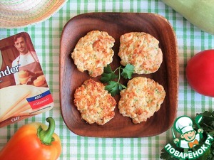 Рубленые котлеты с кабачком и сыром