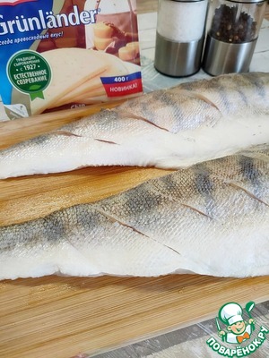 Рыба в сырной темпуре