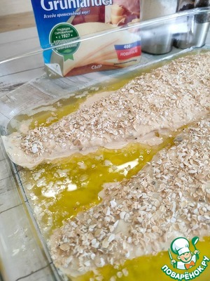 Рыба в сырной темпуре