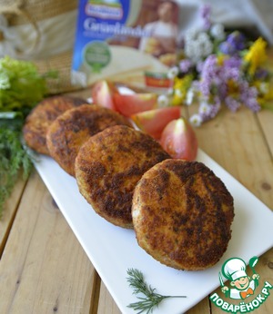 Рыбные биточки с картофелем и сыром Рыбные биточки с картофелем и сыром