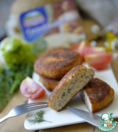 Рыбные биточки с картофелем и сыром Рыбные биточки с картофелем и сыром