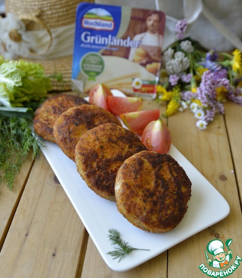 Рыбные биточки с картофелем и сыром Рыбные биточки с картофелем и сыром