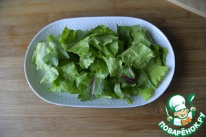 Салат из копчёной курицы и сыра