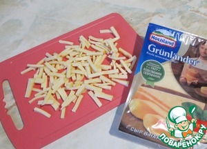 Салат из помидоров, сыра и апельсинов