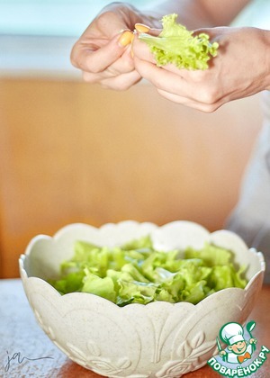 Салат с нектаринами, абрикосами и творожным сыром Салат с нектаринами, абрикосами и творожным сыром