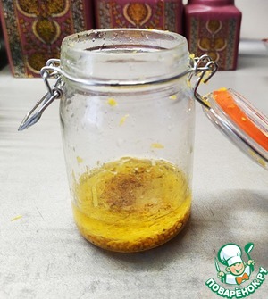 Салат с сырниками