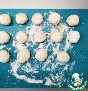 Салат с сырниками