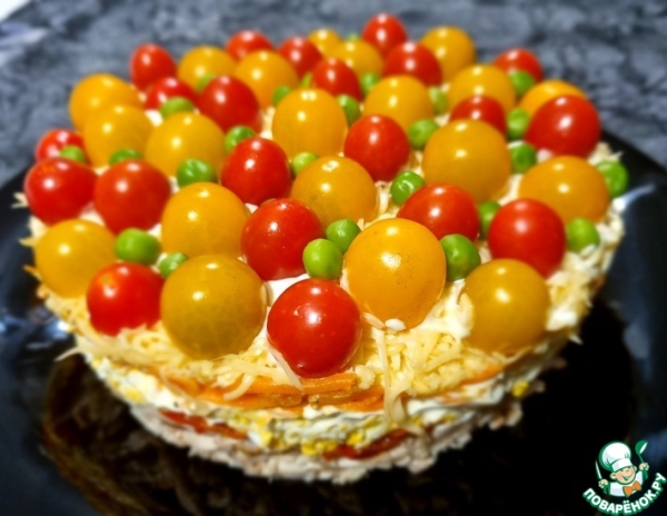 Салат Светофор