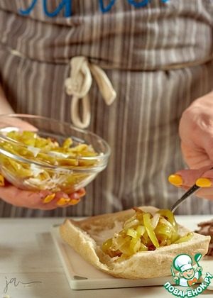 Сэндвич по мотивам Чизстейка Сэндвич по мотивам Чизстейка