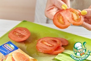 Сэндвич с омлетом и плавленым сыром Сэндвич с омлетом и плавленым сыром