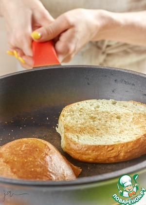 Сэндвич с омлетом и плавленым сыром Сэндвич с омлетом и плавленым сыром