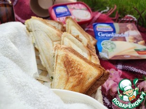 Сэндвичи для пикника с сыром