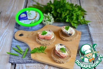 Сэндвичи из баклажанов с творожным сыром