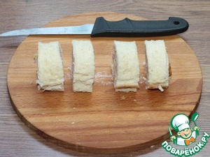 Сэндвичи с яйцом и сосиской "Улитки" Сэндвичи с яйцом и сосиской "Улитки"