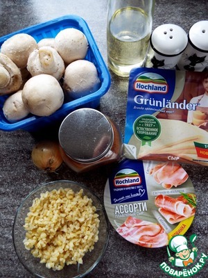 Шашлычки из фаршированных шампиньонов Шашлычки из фаршированных шампиньонов