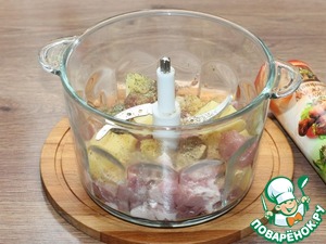 Шашлычки из крокетов с сыром и овощами