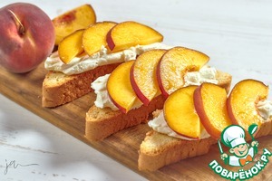 Шифоновые бисквитные тосты с кремом