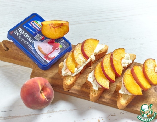 Шифоновые бисквитные тосты с кремом