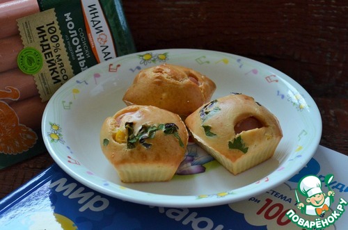 Сосиски в кексе