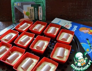 Сосиски в кексе