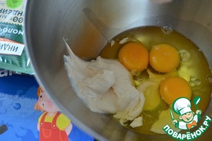 Сосиски в кексе