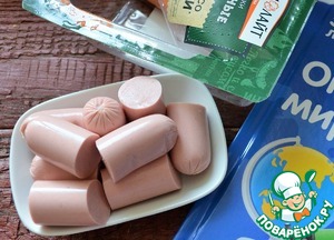 Сосиски в кексе