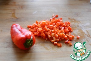 Стейк индейки с сырно-перечным топингом