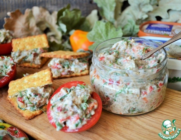 Сырная паста с овощами-гриль Сырная паста с овощами-гриль