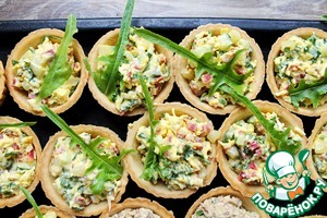 Тарталетки с салатом Тарталетки с салатом