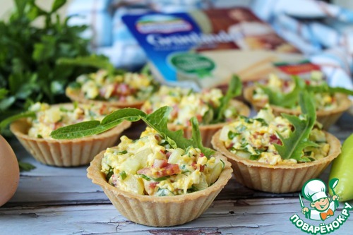 Тарталетки с салатом Тарталетки с салатом