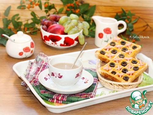 Тосты «крестики-нолики» Тосты «крестики-нолики»