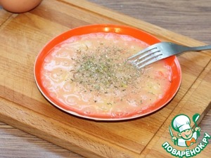 Тосты с овощами, сыром в яичной заливке Тосты с овощами, сыром в яичной заливке