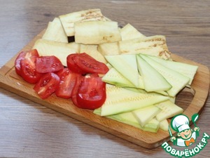 Тосты с овощами, сыром в яичной заливке Тосты с овощами, сыром в яичной заливке