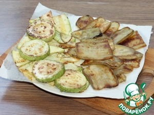 Тосты с овощами, сыром в яичной заливке Тосты с овощами, сыром в яичной заливке