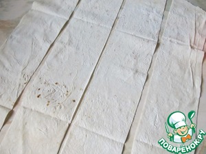 Треугольники из лаваша с творожно-ягодной начинкой Треугольники из лаваша с творожно-ягодной начинкой