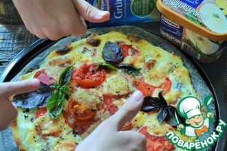 Творожные маффины с кабачковыми розами