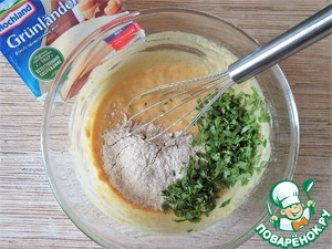 Творожные маффины с кабачковыми розами