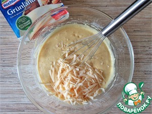 Творожные маффины с кабачковыми розами