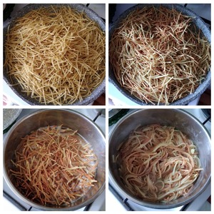 Вермишель с жареным луком и сосисками