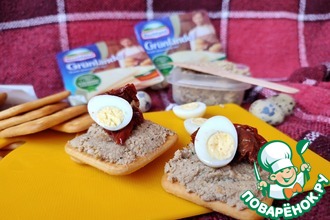 Закуска из лаваша с сыром и огурцом