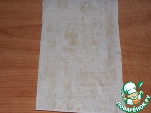 Закуска из лаваша с сыром и огурцом