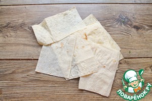 Закуска из лаваши и сыра Закуска из лаваши и сыра