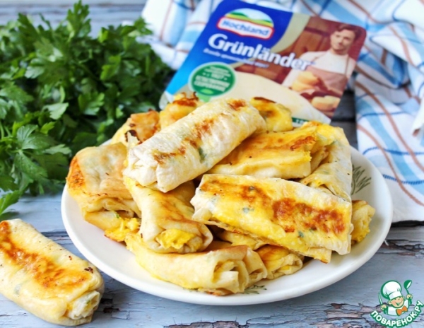 Закуска из лаваши и сыра Закуска из лаваши и сыра