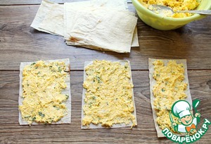 Закуска из лаваши и сыра Закуска из лаваши и сыра